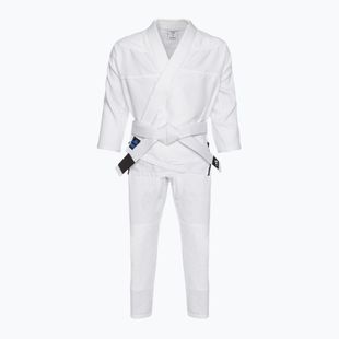 GI pentru jiu-jitsu brazilian pentru copii adidas Gama alb/albastru gradient