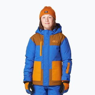 Geacă de schi pentru copii Picture Olyver deep marine / choco . honey