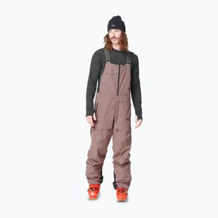 Pantaloni de schi pentru bărbați Picture U28 BIB deep taupe