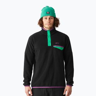 Bluză fleece de schi pentru bărbați Picture Arcca 1/4 Zip black