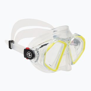 Mască de scufundări Aqualung Hawkeye transparentă/galbenă MS5570007