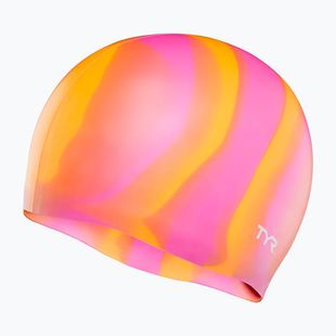 Cască de înot TYR Multi-Color Silicone orange/pink