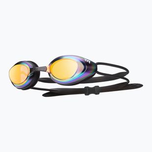 Ochelari de înot TYR Blackhawk Racing Mirrored gold/ metal rainbow/ black