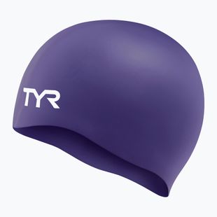 Cască de înot TYR Wrinkle Free Silicone purple