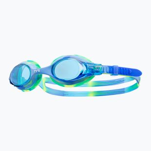 Ochelari de înot pentru copii  TYR Swimple Tie Dye Non-Mirrored blue/blue/green