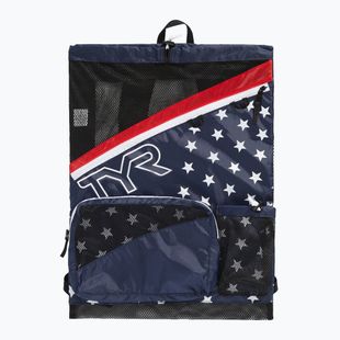 Sac de înot TYR Elite Team Mesh 40 l red/navy