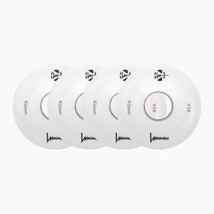 Roți pentru role FR Skates Luminous Led Quad Wheel 62mm/85A Sixies 6LED X4 white