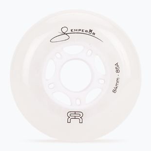 Roți pentru role FR Skates Downtown Wheel 84mm/85A Emperor X4 natural/white