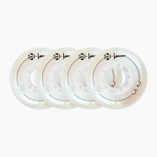 Roți pentru role Luminous Led Wheels Duo 72mm/85A X4 white/pearl