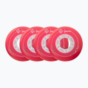 Roți pentru role Luminous Led Wheels Duo 72mm/85A X4 red/blue
