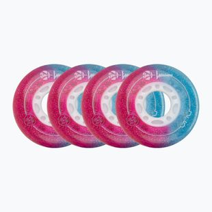 Roți pentru role Luminous Led Wheels Duo 72mm/85A X4 galaxy/purple