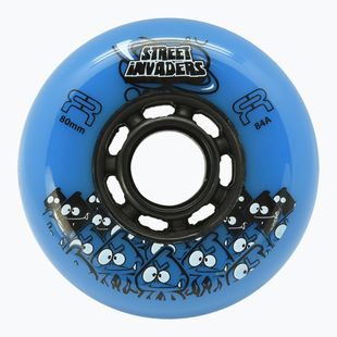 Roți pentru role FR Skates Street Invaders Wheels 80mm/84A X4 blue/black