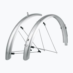 Apărători de noroi pentru bicicletă SKS Bluemels Basic set 28" / 35 mm silver