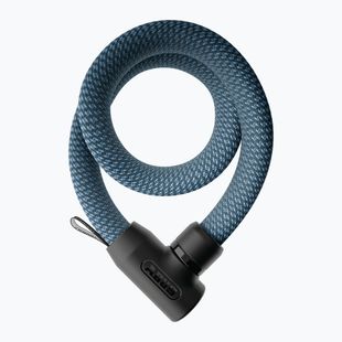 Lacăt pentru bicicletă ABUS Yarnit 4004K/110 denim blue