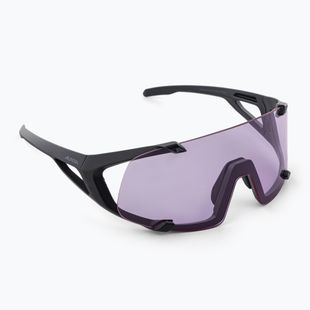 Ochelari de soare Alpina Hawkeye Q-Lite V black matt/purple