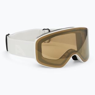 Ochelari de schi pentru copii Alpina Fernie Q-Lite white matt/ gold