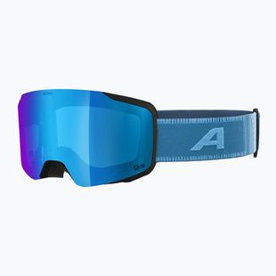 Ochelari de schi Alpina Taos Q-Lite black/ smoke/ blue matt/ blue