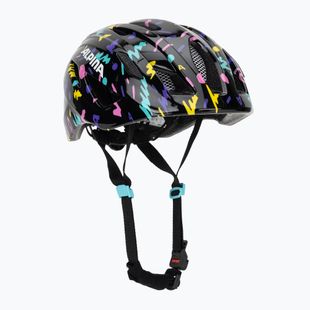 Cască de ciclism pentru copii Alpina Pico black/confetti gloss