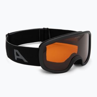 Ochelari de schi pentru copii Alpina Piney 2.0 black matte/orange