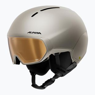 Cască de schi Alpina Vizzard QV MIPS sand matt