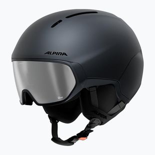 Cască de schi Alpina Vizzard Q-Lite midnight grey matt