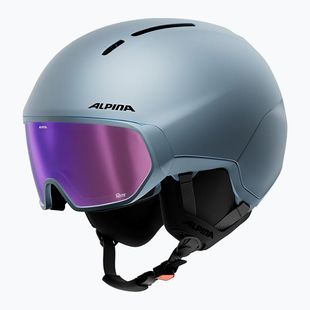 Cască de schi Alpina Vizzard Q-Lite ice blue matt