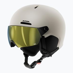 Cască de schi pentru copii Alpina Zupo 2 Visor Q-Lite sand matt