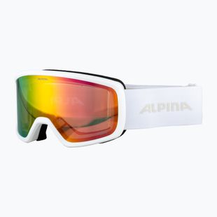 Ochelari de schi Alpina Narkoja 2 Q-Lite white matt/pink s2