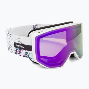Ochelari de schi Alpina Venet M Q-Lite  white/lilac matt