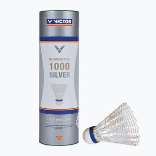 Fluturași de badminton VICTOR Nylonshuttle 1000 slow white