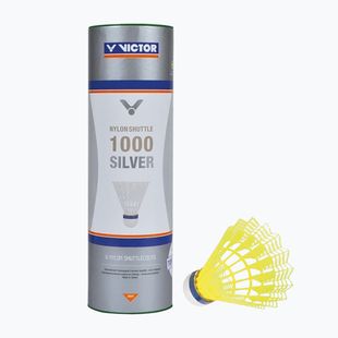 Fluturași de badminton VICTOR Nylonshuttle 1000 slow yellow