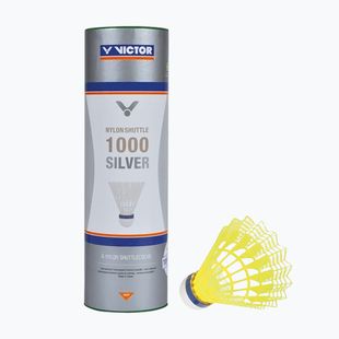 Fluturași de badminton VICTOR Nylonshuttle 1000 fast yellow