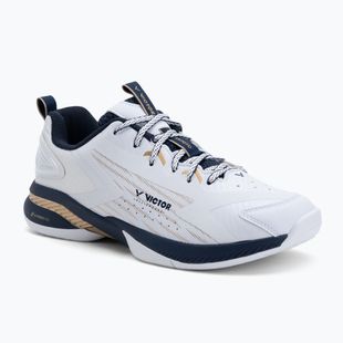 Încălțăminte de badminton pentru bărbați VICTOR A970TD AX bright white/light gold