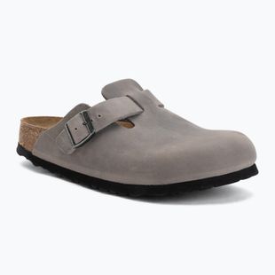 Șlapi BIRKENSTOCK Boston Soft Footbed Oiled Leather Narrow iron