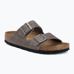 Șlapi BIRKENSTOCK Arizona Soft Footbed Oiled Leather Narrow iron