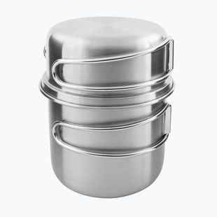 Set de vase turistice Tatonka Handle Mug 500 ml steel