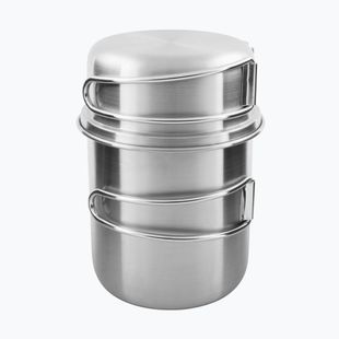 Set de vase turistice Tatonka Handle Mug 600 ml steel