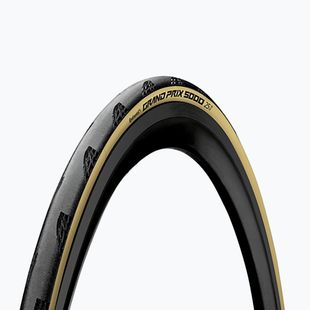 Anvelopă de bicicletă Continental Grand Prix 5000 fold 700 x 25C negru/crema