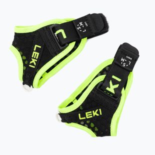 Curele pentru bețe LEKI Shark Frame Strap Mesh black/neonyellow