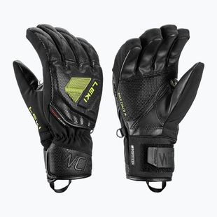 Mănuși de schi pentru copii LEKI WCR C-Tech 3D Junior black/ice lemon