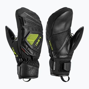 Mănuși de schi pentru copii LEKI WCR C-Tech 3D Junior Mitt black/ice lemon
