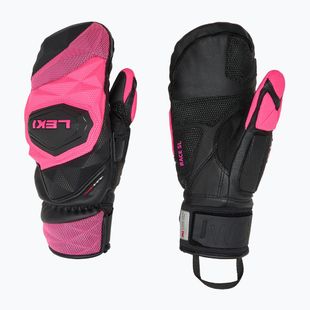 Mănuși de schi pentru femei LEKI WCR Venom SL 3D Mitt black/ pink