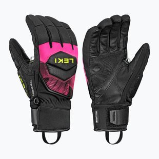 Mănuși de schi LEKI WCR Core TR black/neon pink/neon yellow