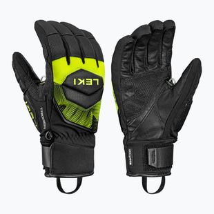 Mănuși de schi LEKI WCR Core TR black/neon yellow