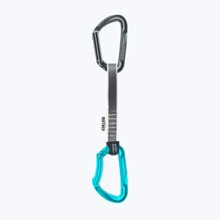 Buclă de cățărare EDELRID Pure Set II 18 cm slate-icemint