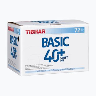Mingi pentru tenis de masă Tibhar Basic 40+ SYNTT NG 72 buc. white
