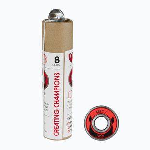 Rulmenți WICKED ABEC 7 pachet de 8 rulmenți roșu/negru 310031