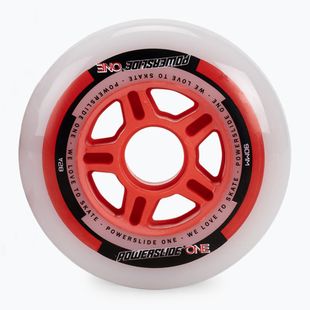 Powerslide PS One Spacer/Bearings roți de role 8 buc. 90mm/82A alb 905304
