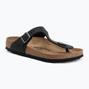 Șlapi BIRKENSTOCK Gizeh Oiled Leather black