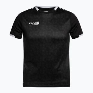 Capelli Cs III Block Tricou de fotbal pentru tineret negru/alb